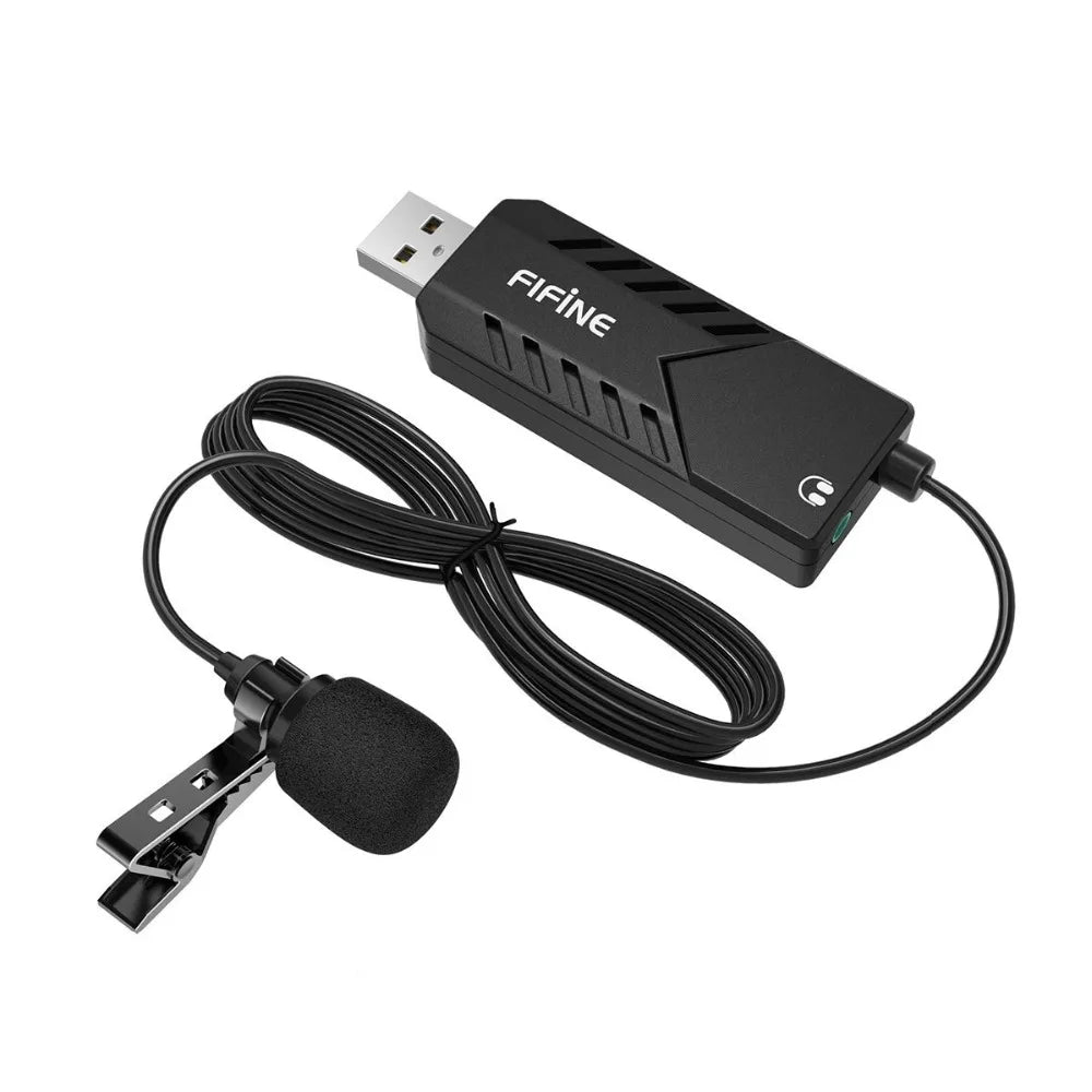 Microphone With USB for PC and Mac Clip-on