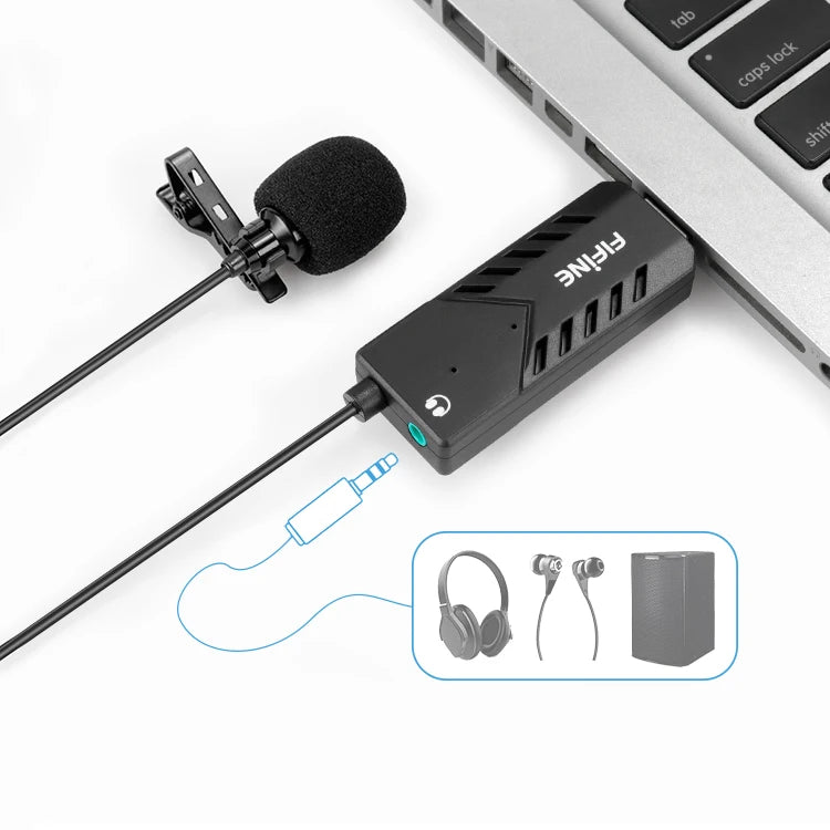 Microphone With USB for PC and Mac Clip-on