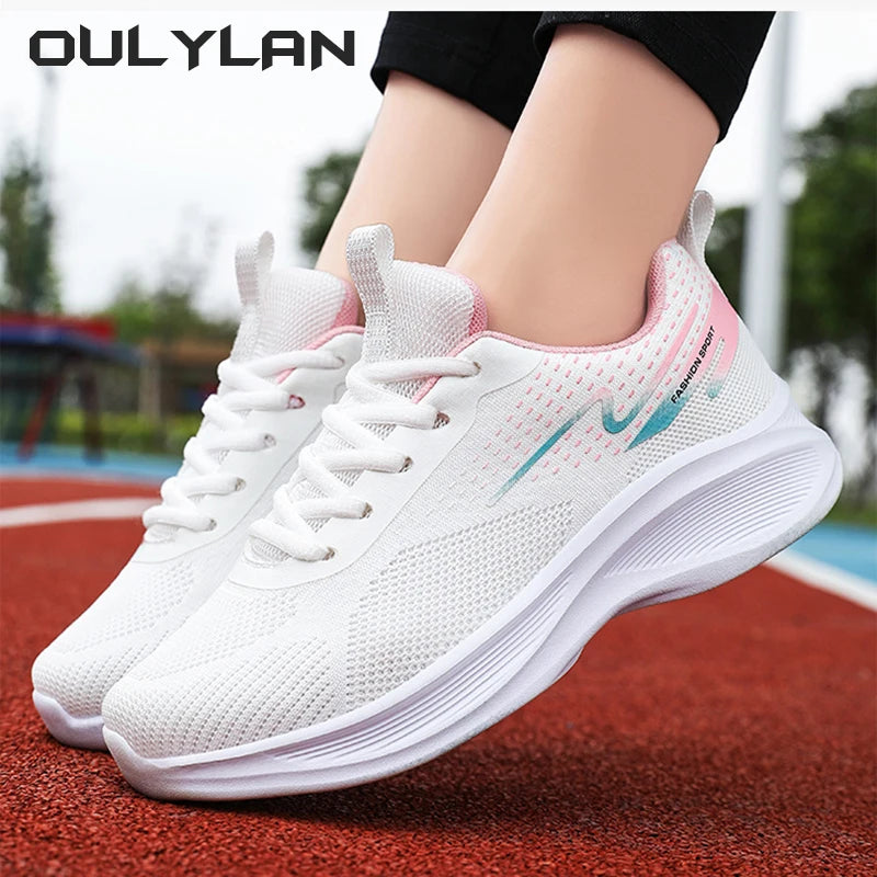 Casual Men/Women Flying Weaving Sports Shoes