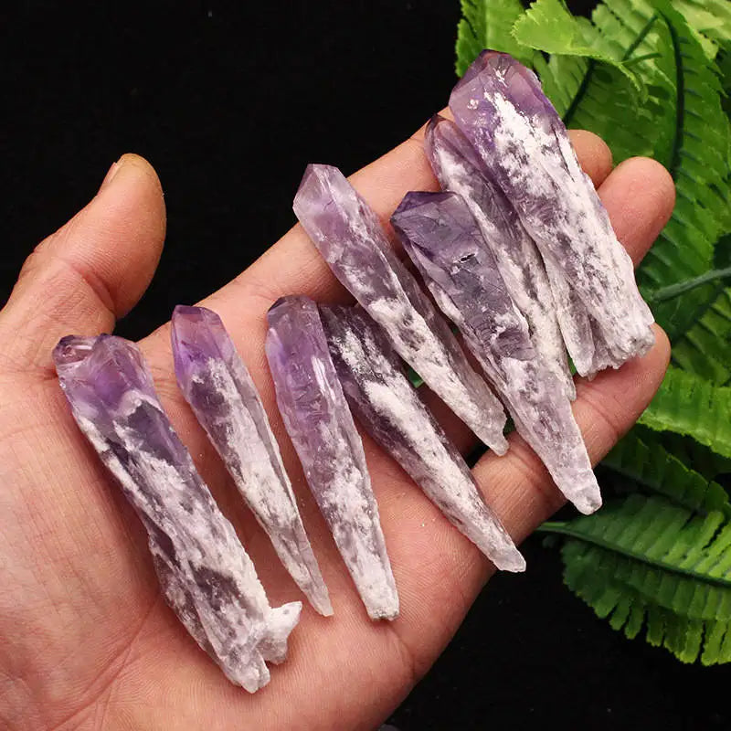 20g Natural Brazilian Amethyst Quartz Geode Druzy Crystal Cluster Backbone Scepter Mineral Gemstone Specimen Healing Reiki Decor